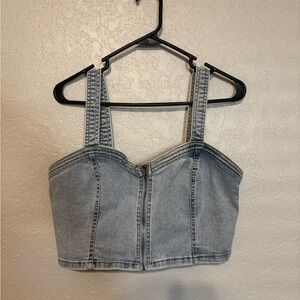 Wild Fable Light Blue Denim Top